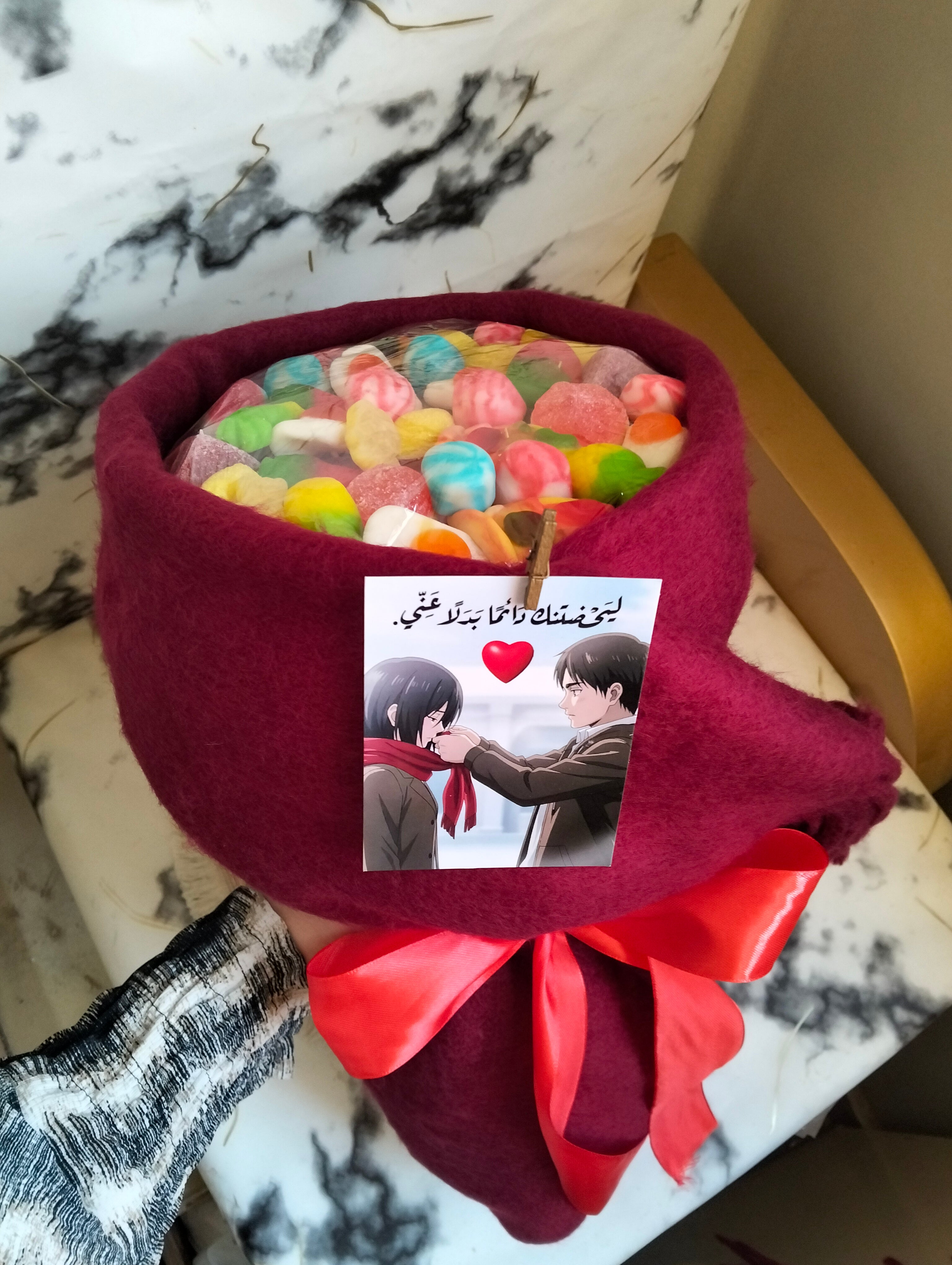 بوكيه كاندي بالشال