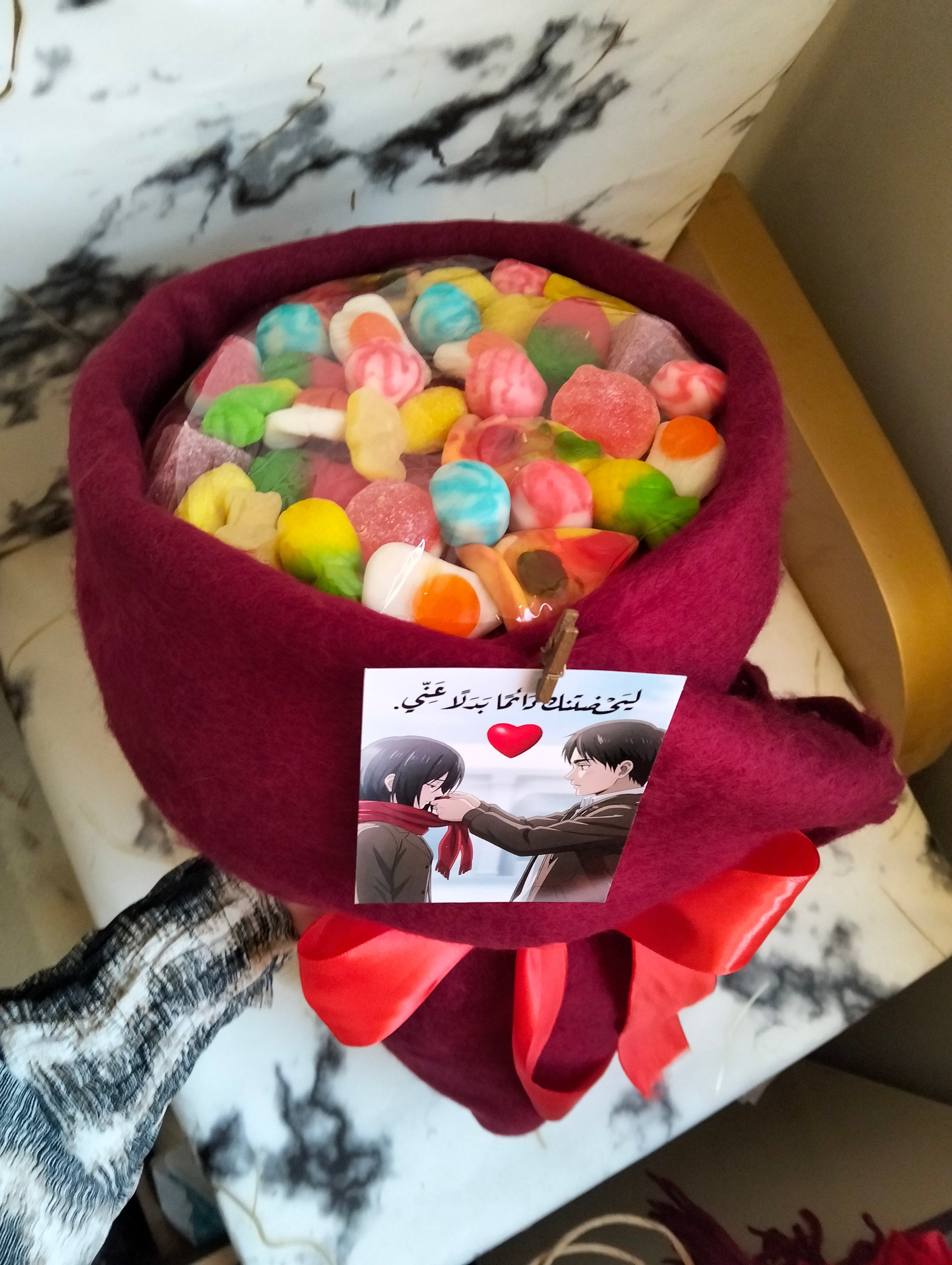 بوكيه كاندي بالشال