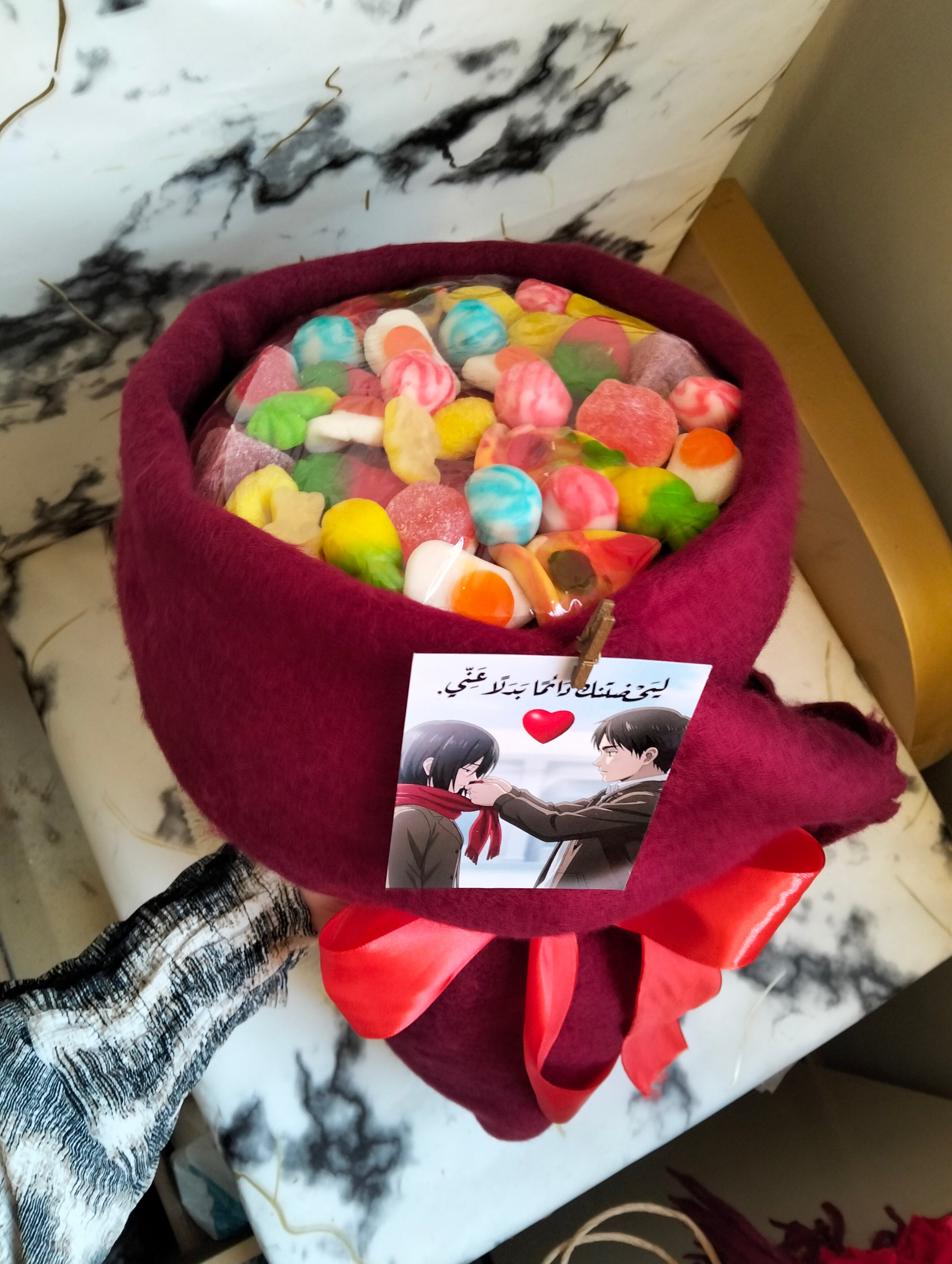 بوكيه كاندي بالشال